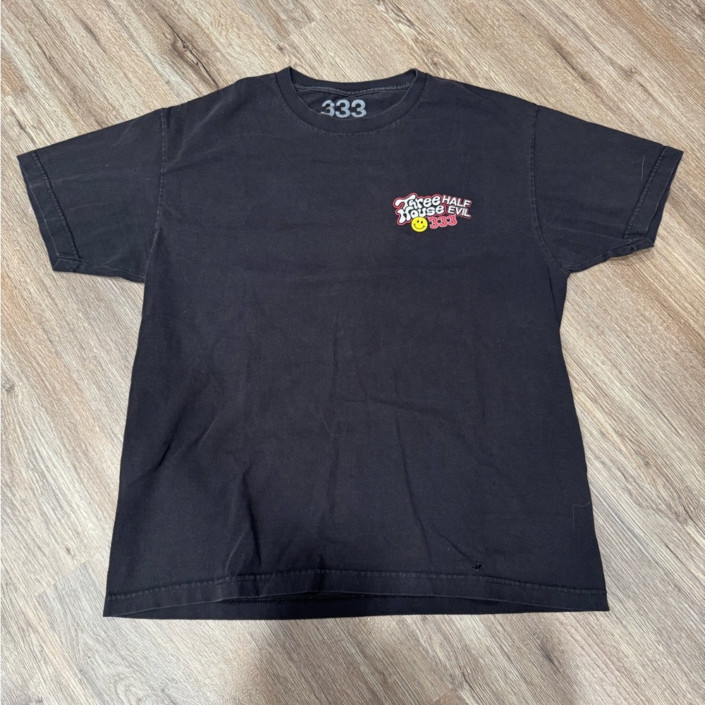 Half Evil 333 Three House Chicago Restaurant T Shirt Size Large